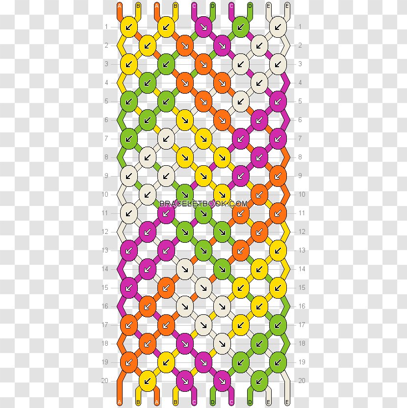 Friendship Bracelet Embroidery Thread Macramé - Tube Top - Pattern Transparent PNG