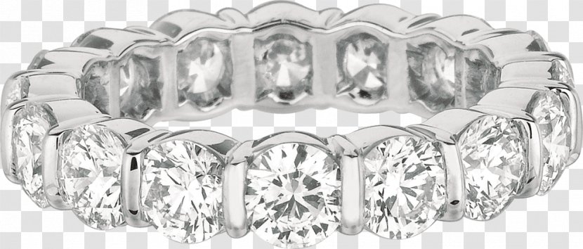 Wedding Ring Bracelet Silver Bangle - Fashion Accessory - Eternity Diamond Rings Transparent PNG