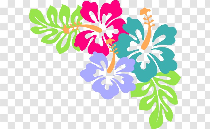 Hawaiian Clip Art - Branch - Flower Tropical Transparent PNG