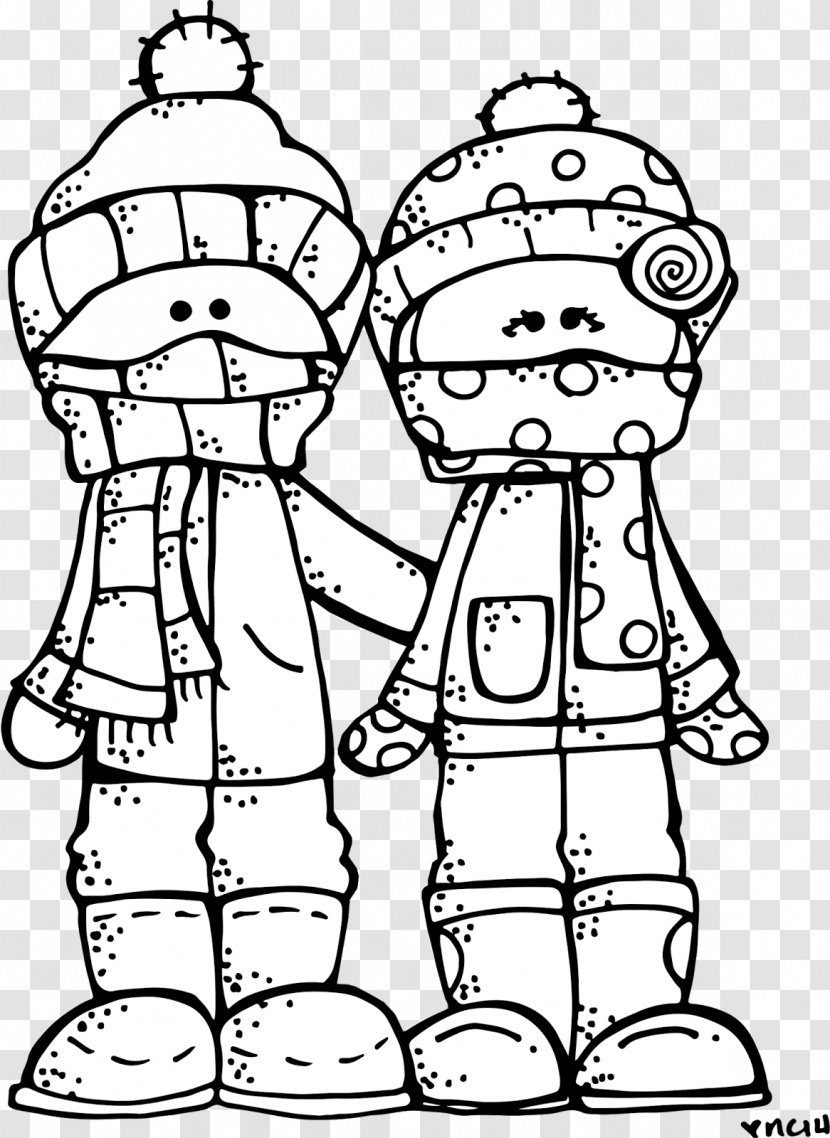 Coloring Book Drawing Winter Clip Art - Cute Stamp Side Transparent PNG