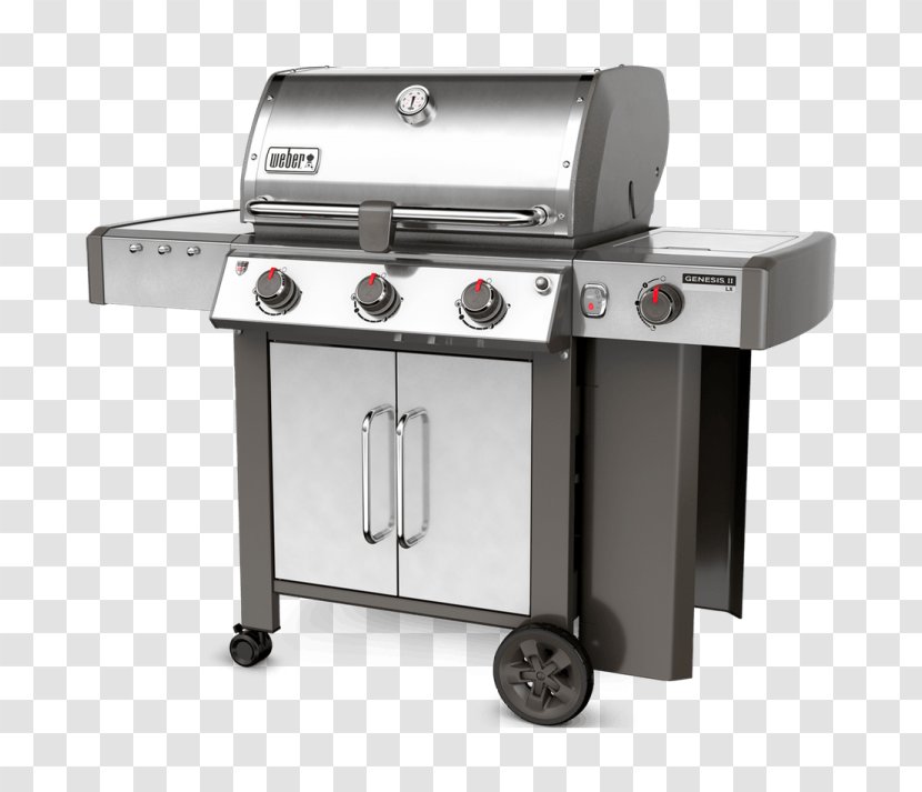 Barbecue Weber Genesis II LX S-440 340 Weber-Stephen Products E-310 - Ii Lx S440 Gbs Inox Transparent PNG