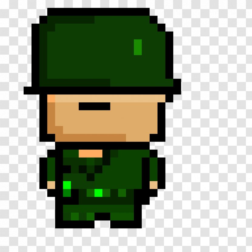 Pixel Art Minecraft Soldier - Drawing - Green 2 Report Army Transparent PNG