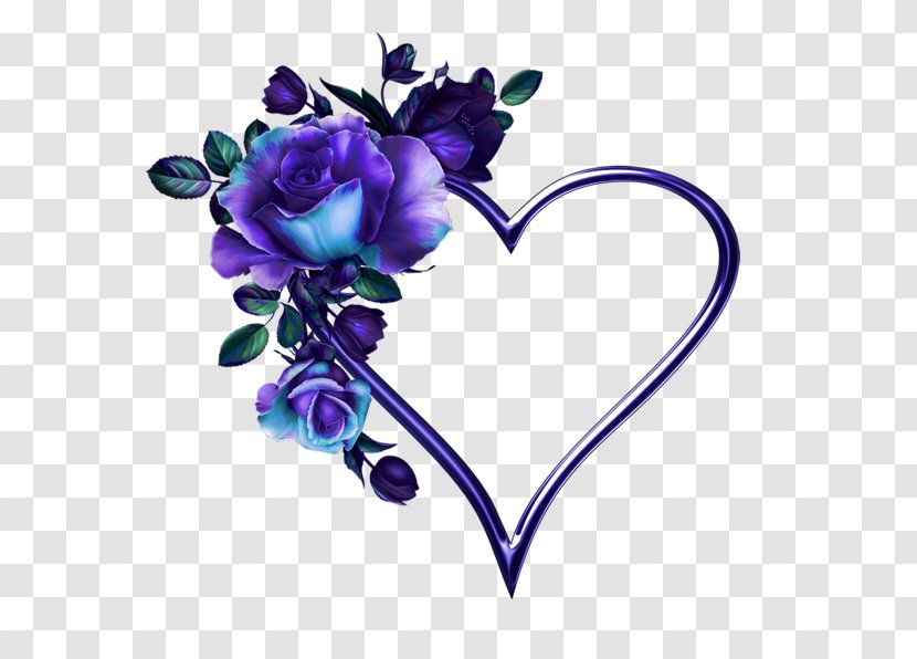 Heart Blue Rose Color Clip Art - Body Jewelry - Attack Transparent PNG