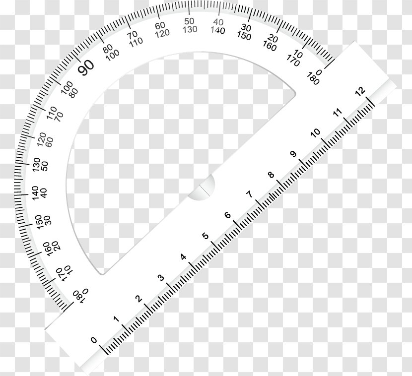 Ruler Protractor Stationery - Structure - Compasses Vector Transparent PNG