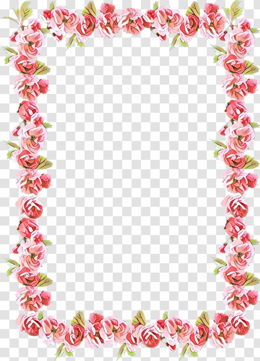 Blue Flower Borders And Frames - Rose - Picture Frame Fashion Accessory Transparent PNG