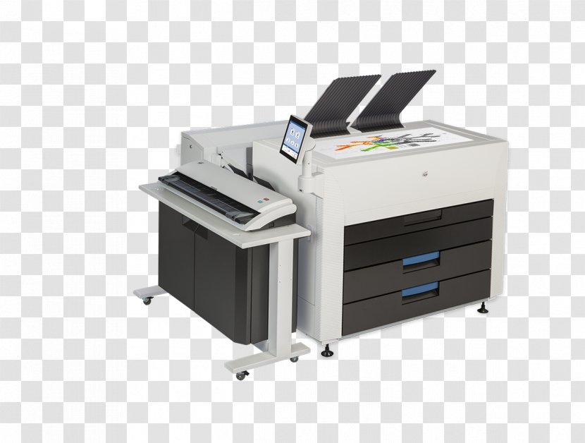 Wide-format Printer Printing Multi-function Photocopier - Plotter Transparent PNG