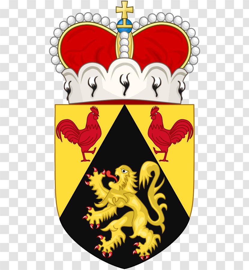 Walloon Brabant Province Of Duchy Flemish Coat Arms - Wapen Van Waalsbrabant - Flag Transparent PNG