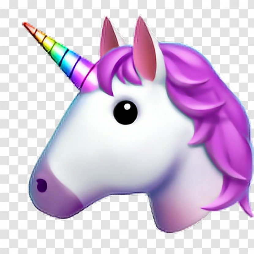 Emoji Unicorn Sticker IPhone - Legendary Creature - Unicornio Transparent PNG