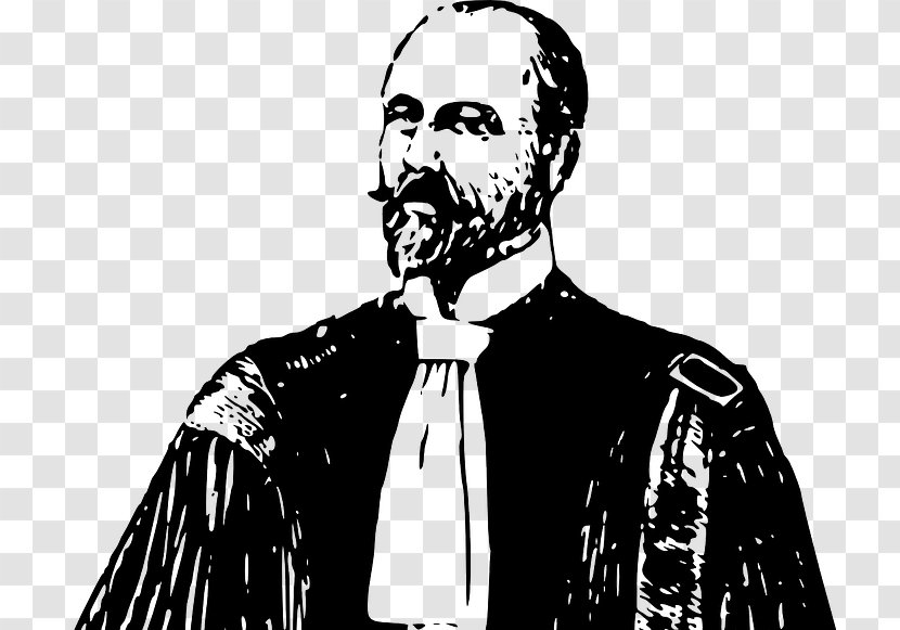 Lawyer Court Barrister Clip Art - Fictional Character Transparent PNG