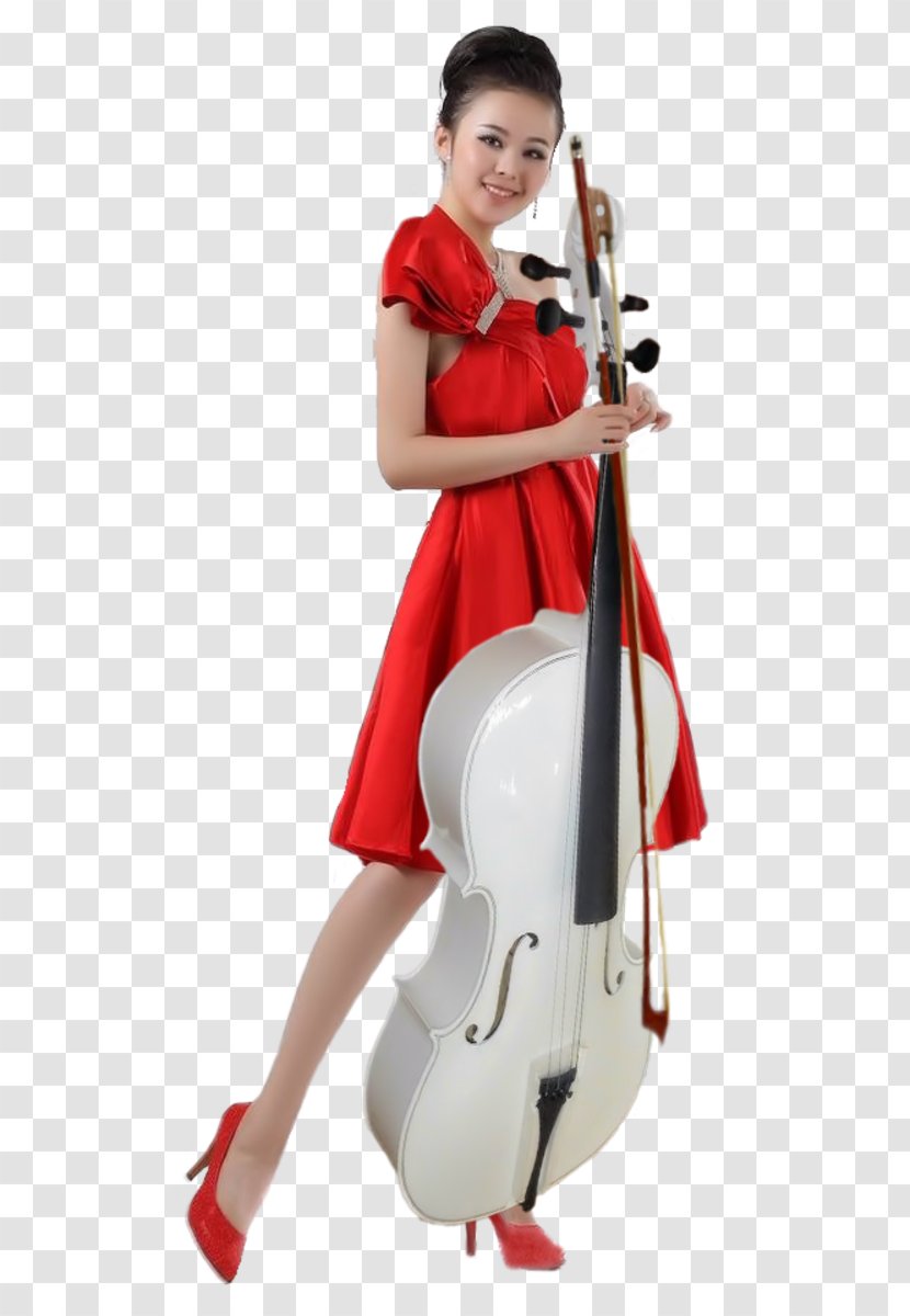 Cello Violin Shoulder Costume - Femme Dessin Transparent PNG