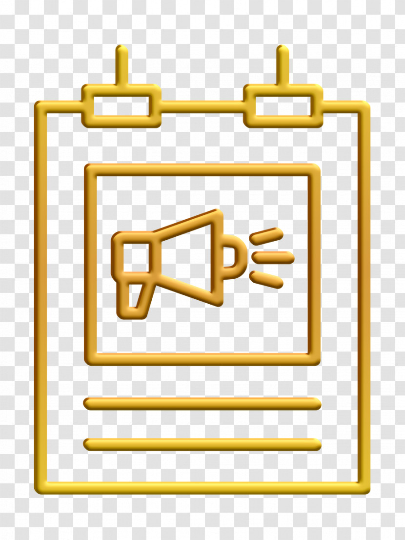 Advertising Icon Poster Icon Transparent PNG