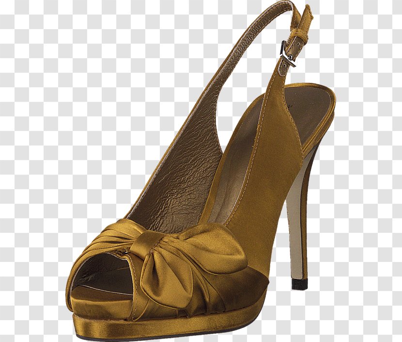 Shoe Black Sandal Yellow Suede Transparent PNG