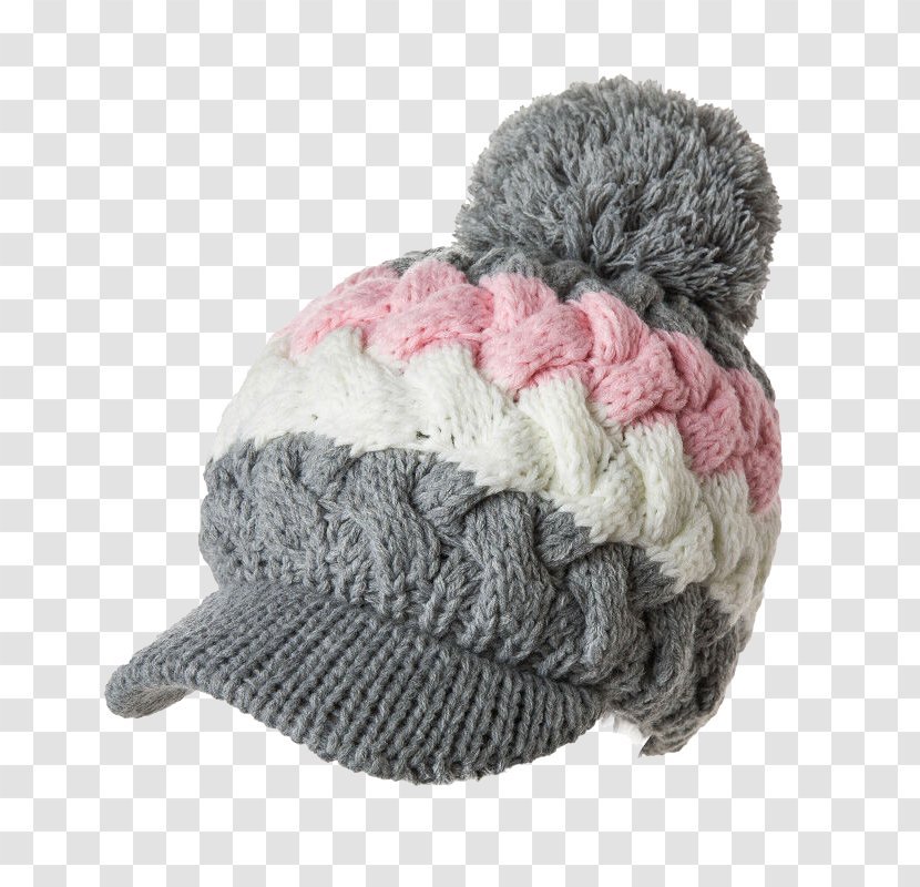 Knit Cap Wool Slipper Hat Winter - Headgear - Cold Transparent PNG