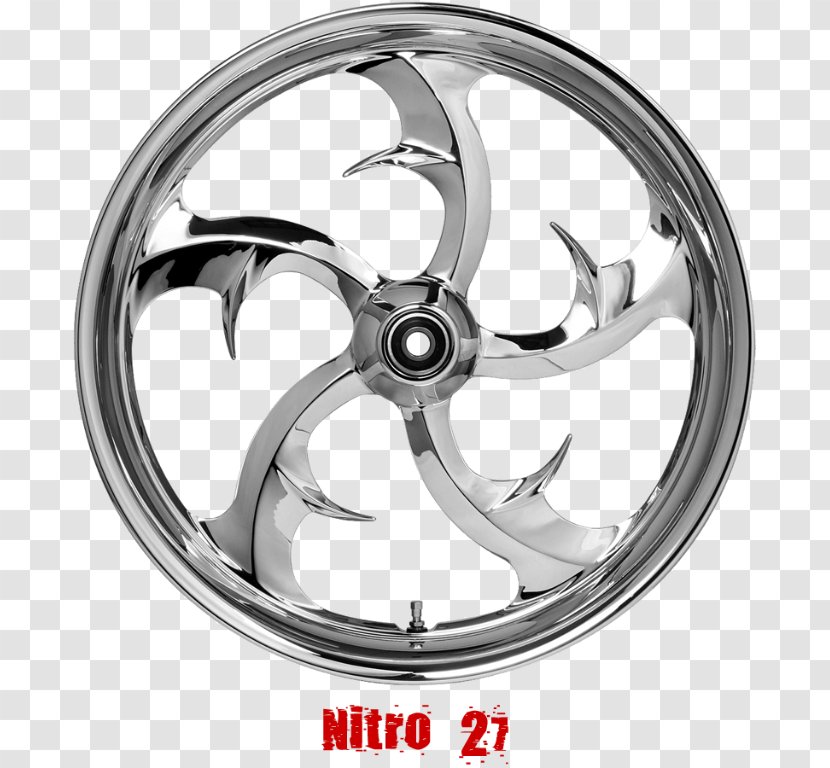 Alloy Wheel Spoke Custom Wire - Motorcycle Transparent PNG