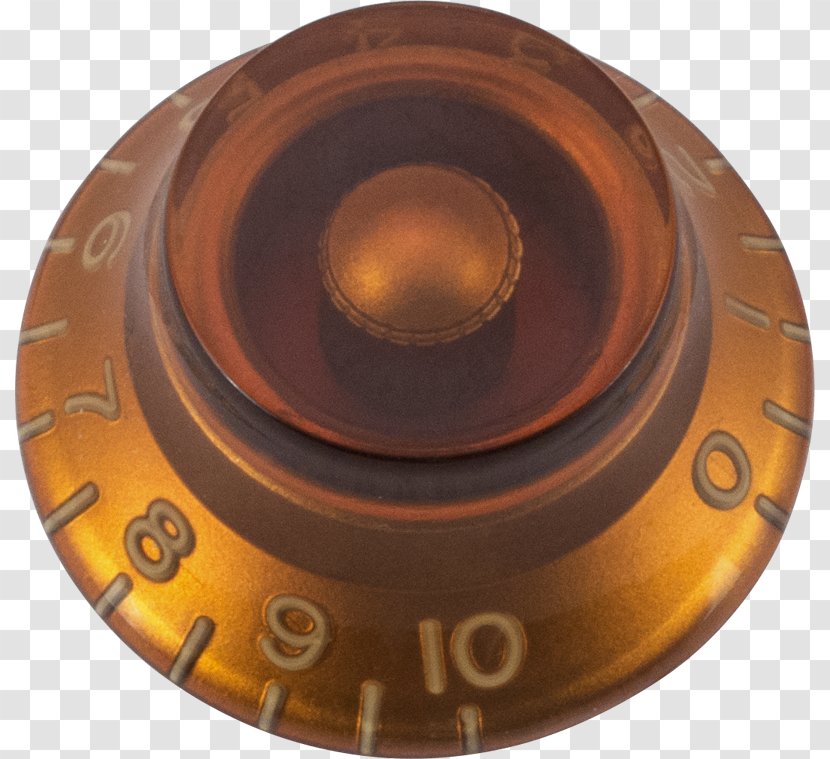 Metal Copper - Guitar Volume Knob Transparent PNG