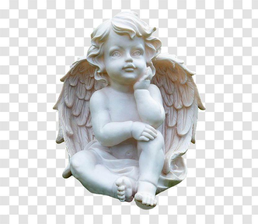 Cherub Statue Stone Sculpture - Figurine - Angel Transparent PNG