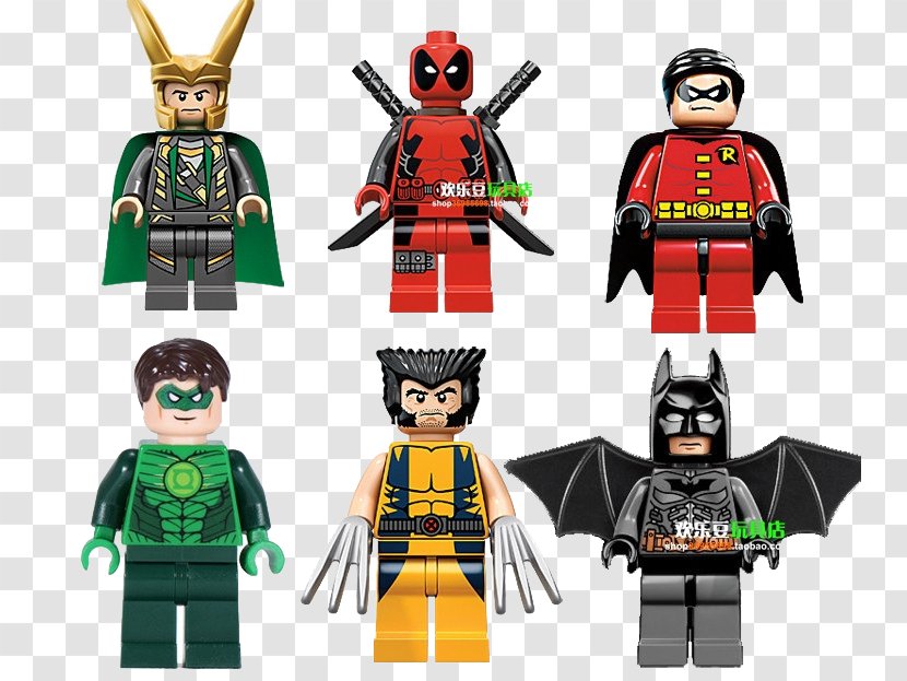 Deadpool Robin Lego Marvel's Avengers Minifigure - Minifigures - Emoji Transparent PNG