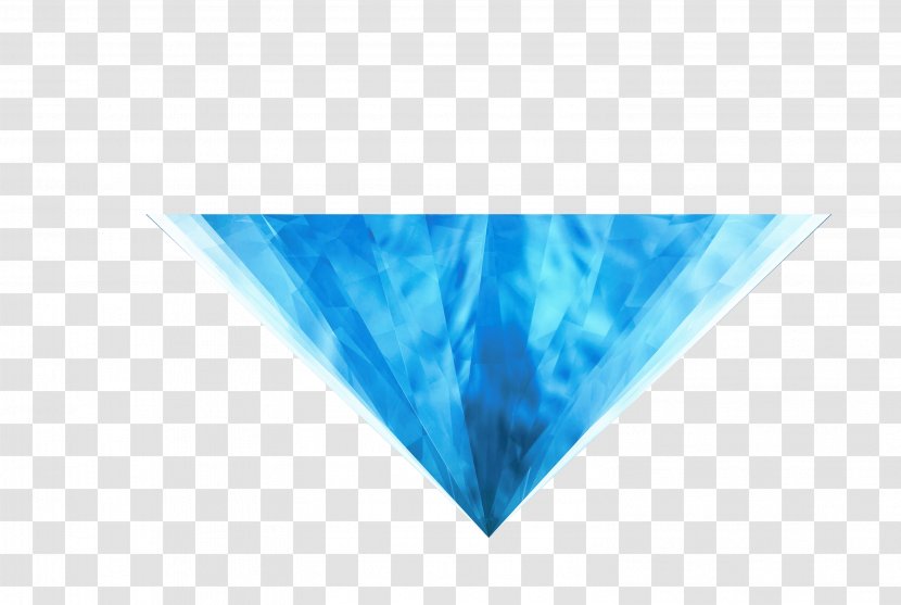 Geometry Triangle Trigonometry - Blue - Inverted Transparent PNG