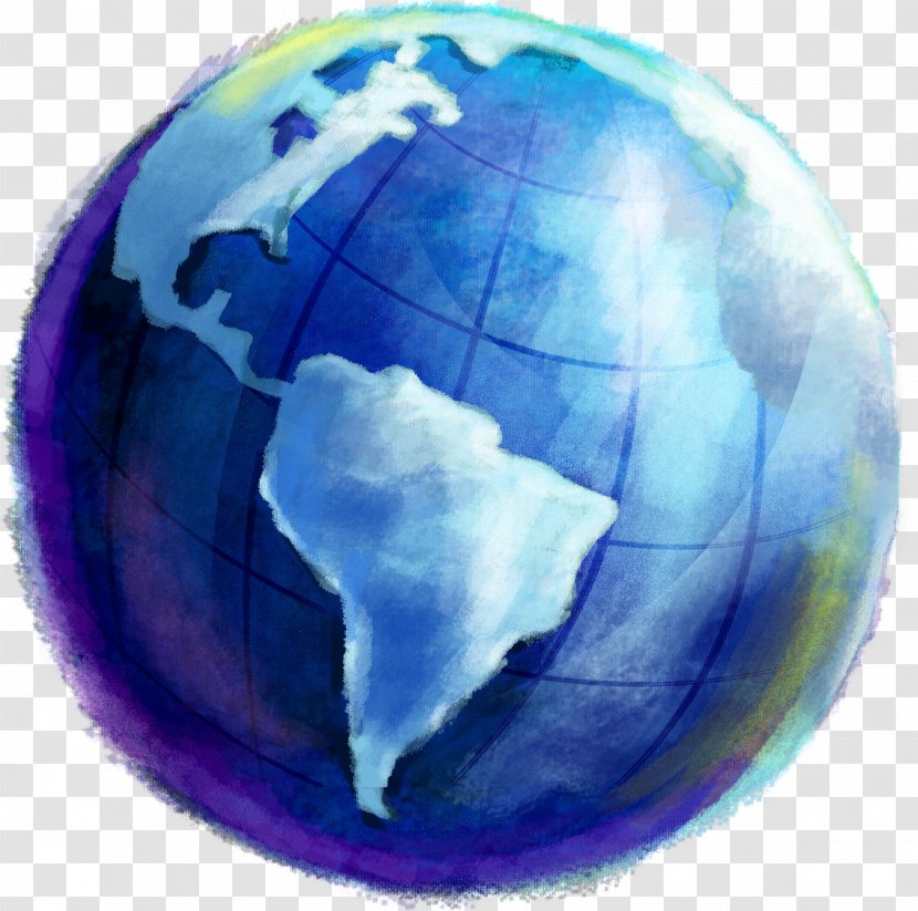 Earth World Clip Art - Blue Transparent PNG