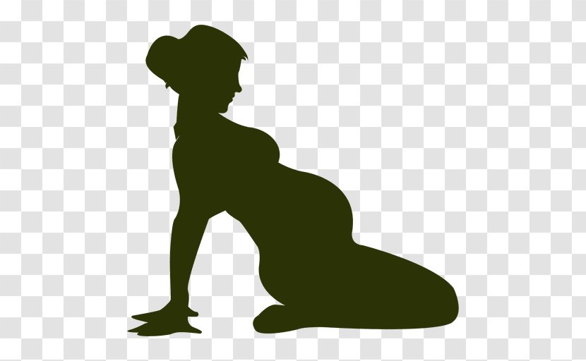 Silhouette Sitting Woman - Pregnancy Transparent PNG