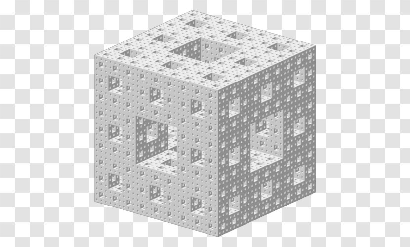 Menger Sponge Fractal Structure Iteration Curve - Karl - Borek Transparent PNG