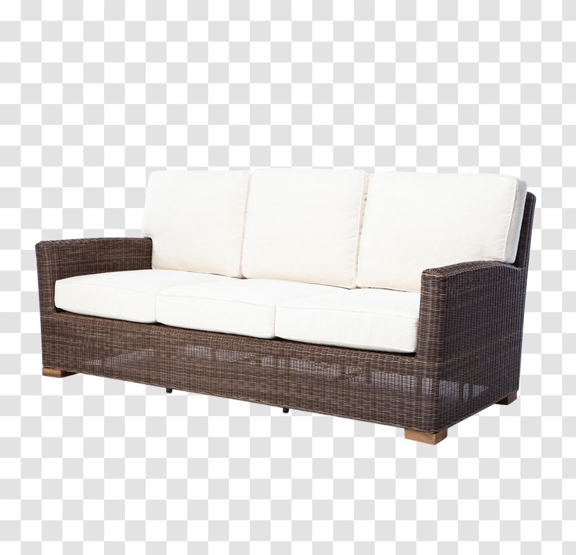 Sofa Bed Couch NYSE:GLW Armrest - Wicker - Exterior Transparent PNG