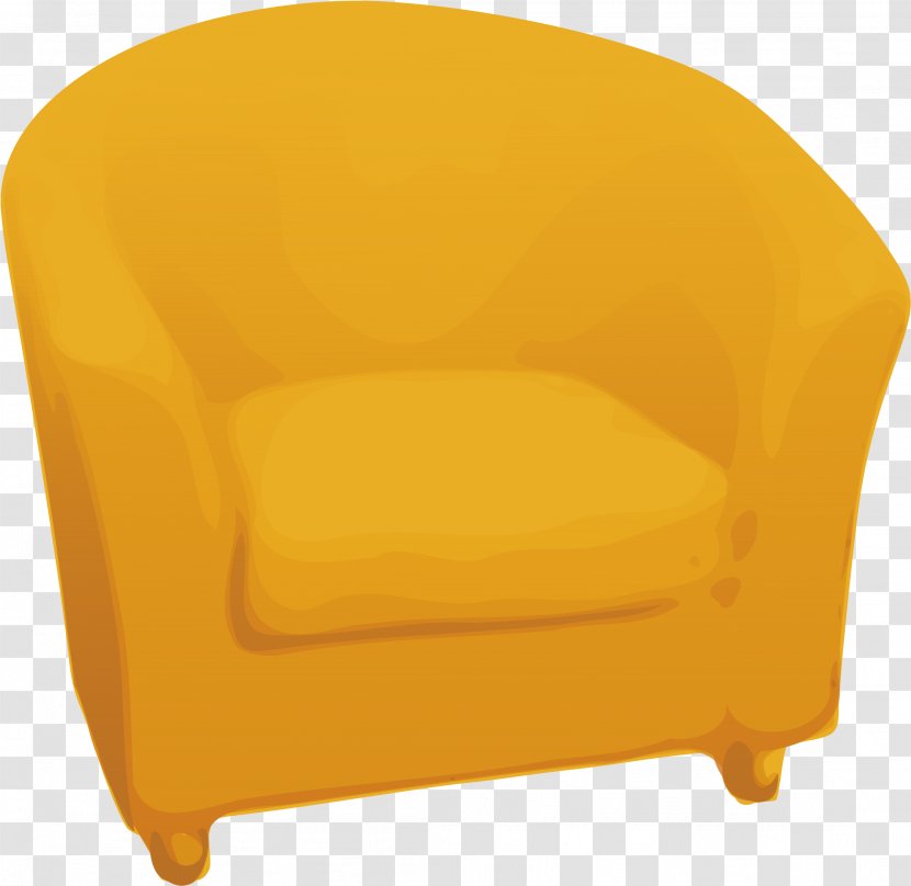Orange Background - Club Chair - Plastic Transparent PNG