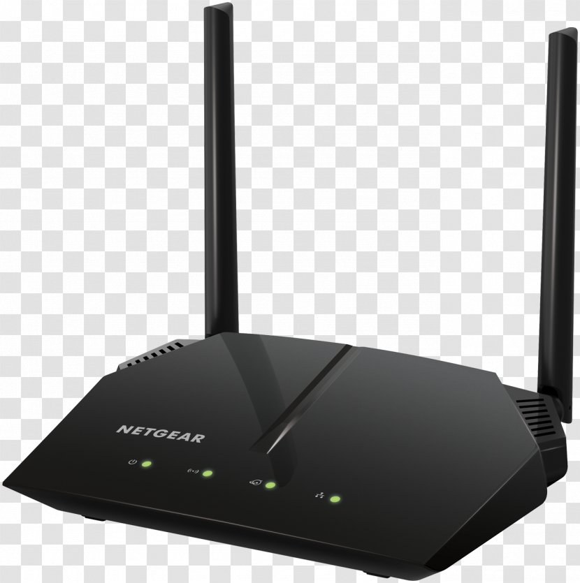 Wireless Router NETGEAR R6120 AC1200 Dual-Band WLAN WiFi 2.4 GHz Wi-Fi Transparent PNG