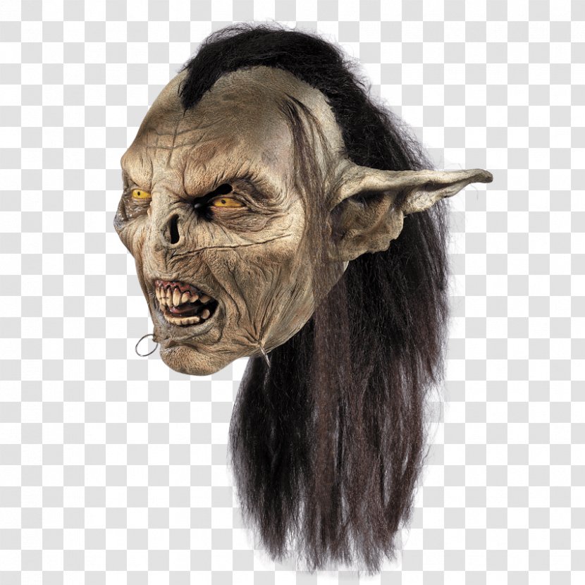The Lord Of Rings Uruk-hai Orc Costume Party - Head - Mask Transparent PNG