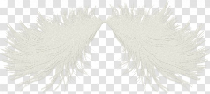 White Eyelash Fur Line - Neck - (7) Transparent PNG