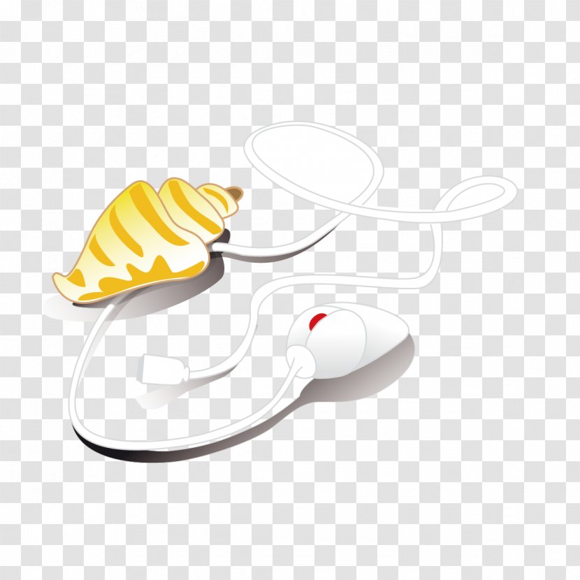 Computer Mouse Clip Art - Silhouette - And Conch Transparent PNG