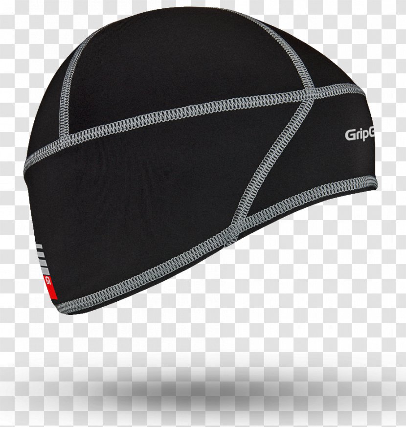 Cap Cycling Hat Headband Headgear - Black - Skull Transparent PNG