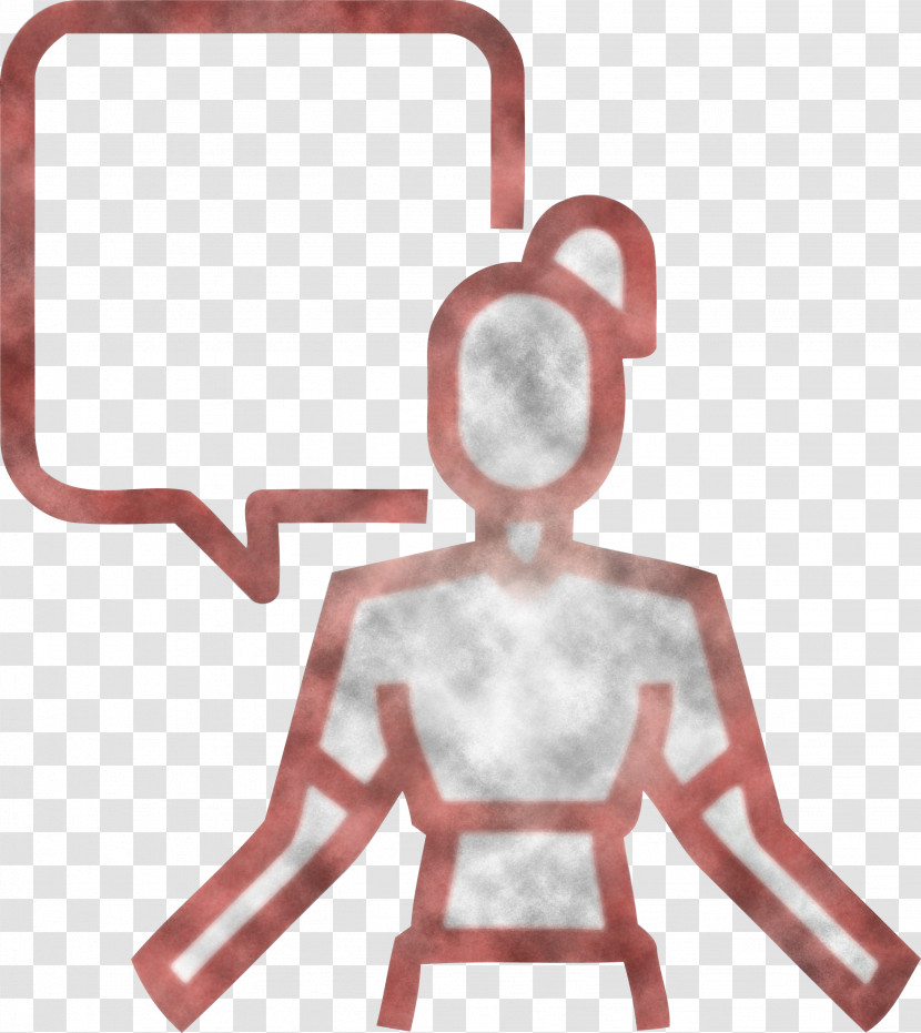 Red Cartoon Pink Technology Gesture Transparent PNG