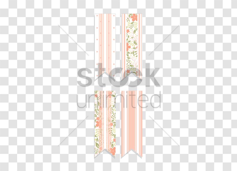 Paper Line Angle Font - Rectangle - Vector Floral Banner Transparent PNG