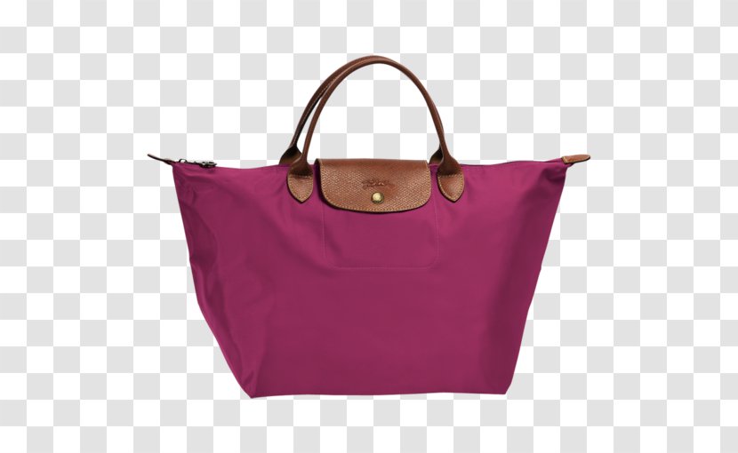 Longchamp Le Pliage Mini Nylon Tote Handbag Small Top Handle - Pink - Ruelala For HerHandmade Transparent PNG