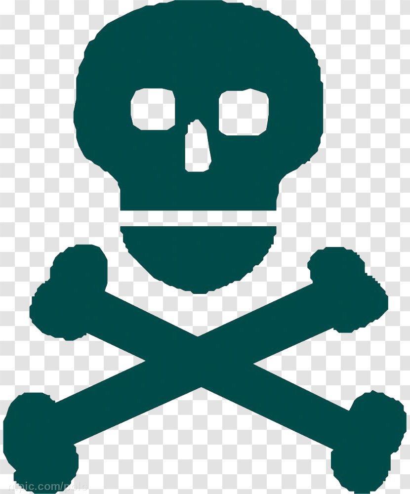 Human Skull Symbolism And Crossbones Clip Art - Logo Transparent PNG