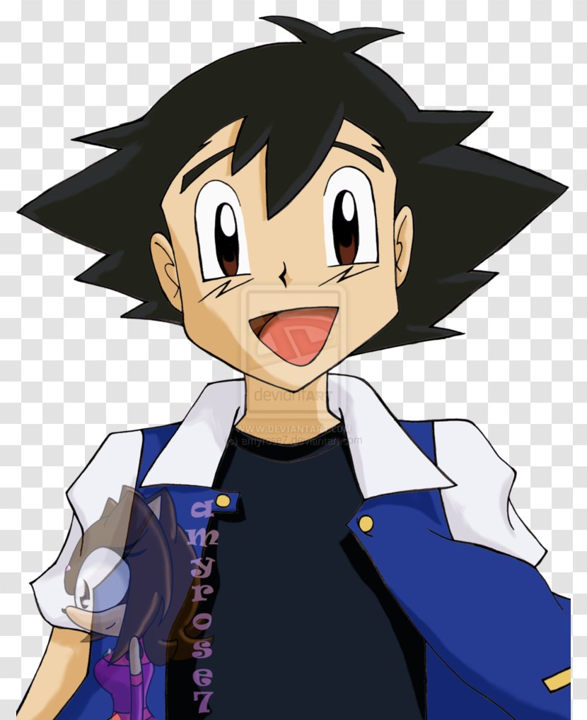 Ash Ketchum Poster Character - Silhouette Transparent PNG