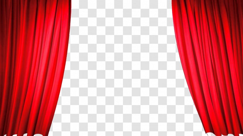 Theater Drapes And Stage Curtains Red Theatre Pattern - Interior Design Transparent PNG