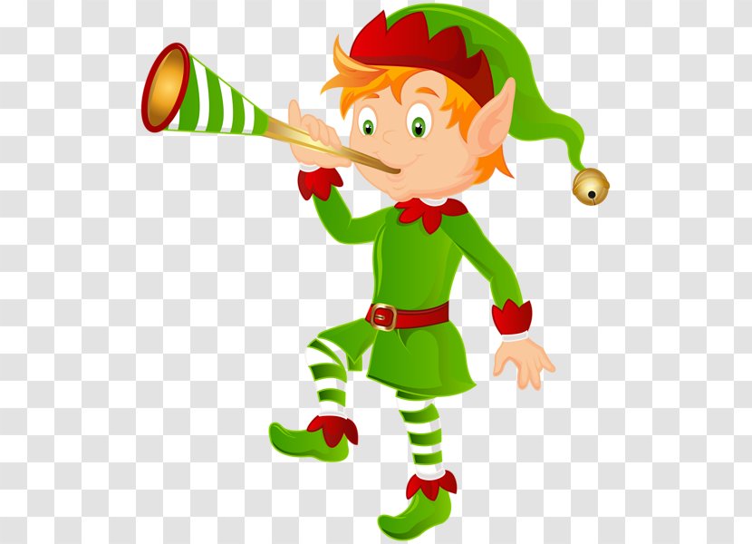 Santa Claus Christmas Elf Clip Art - Mythical Creature Transparent PNG