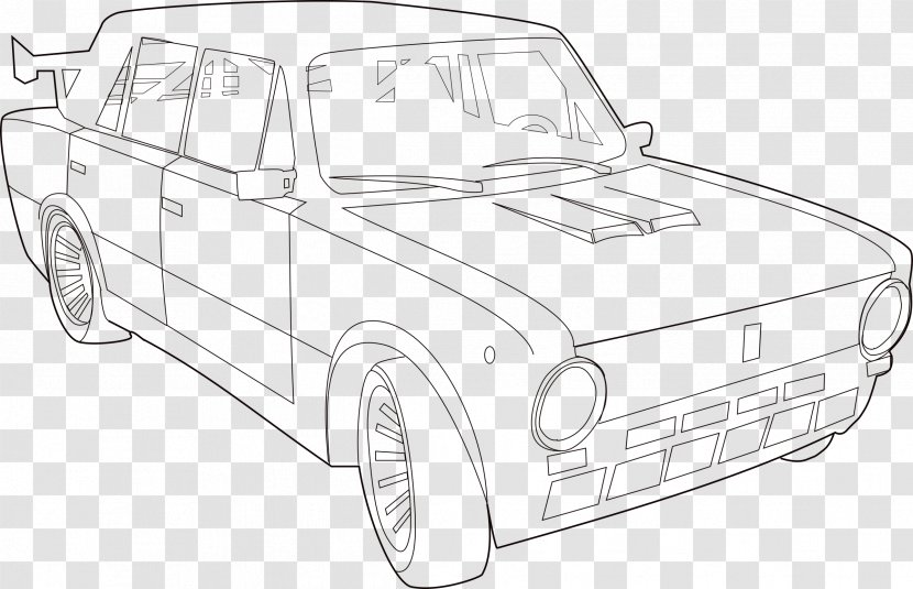 Car Lada Coloring Book Clip Art - Artwork - Auto Rickshaw Transparent PNG