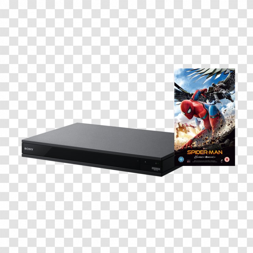 Ultra HD Blu-ray Disc Spider-Man 4K Resolution Ultra-high-definition Television - Multimedia Transparent PNG