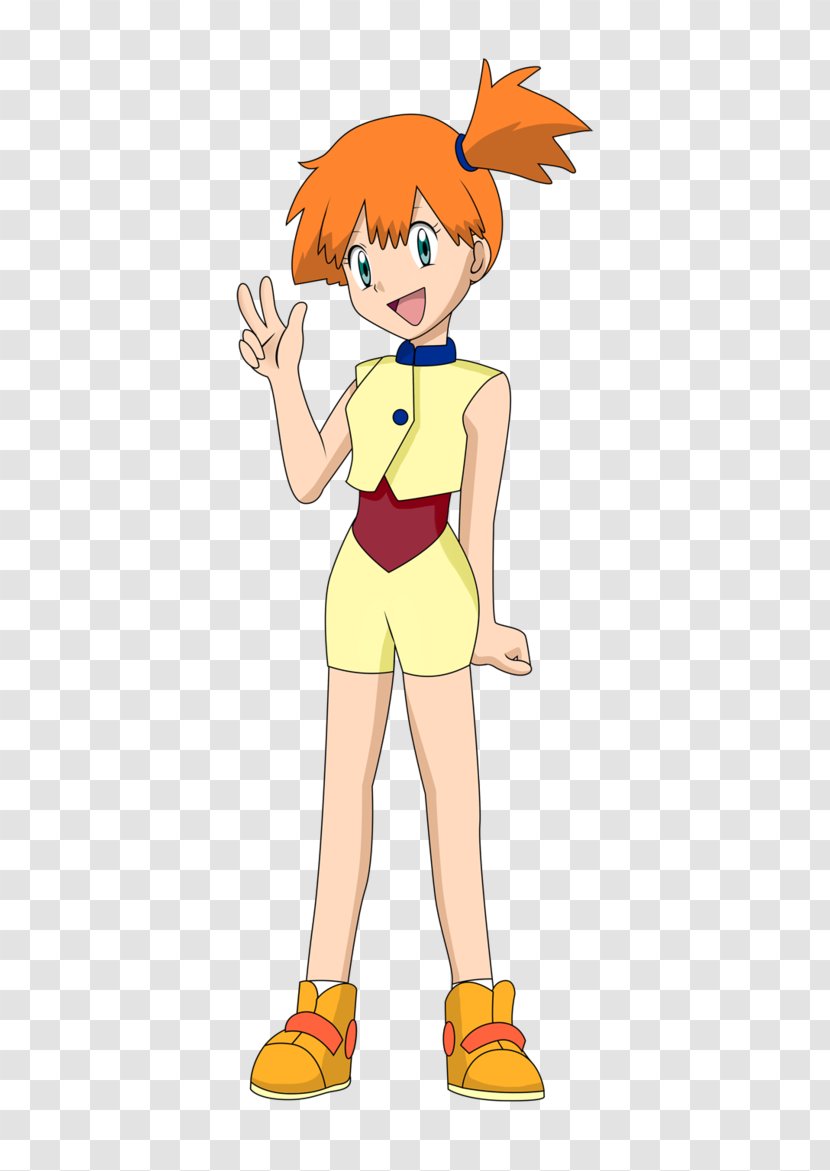 Misty Pokémon X And Y May Types - Silhouette - Watercolor Transparent PNG