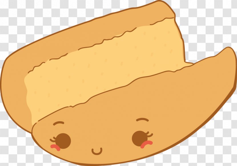 Hot Dog Kavaii Toast Bread - Frame Transparent PNG