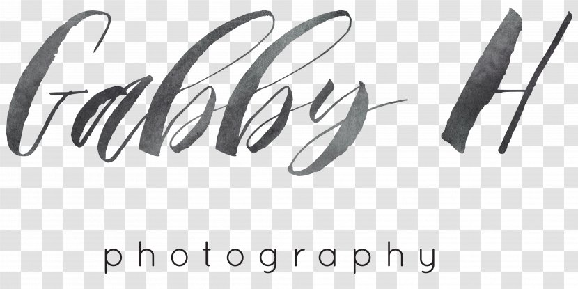 Gabby H Photography Logo Wedding Photographer - Line Art Transparent PNG