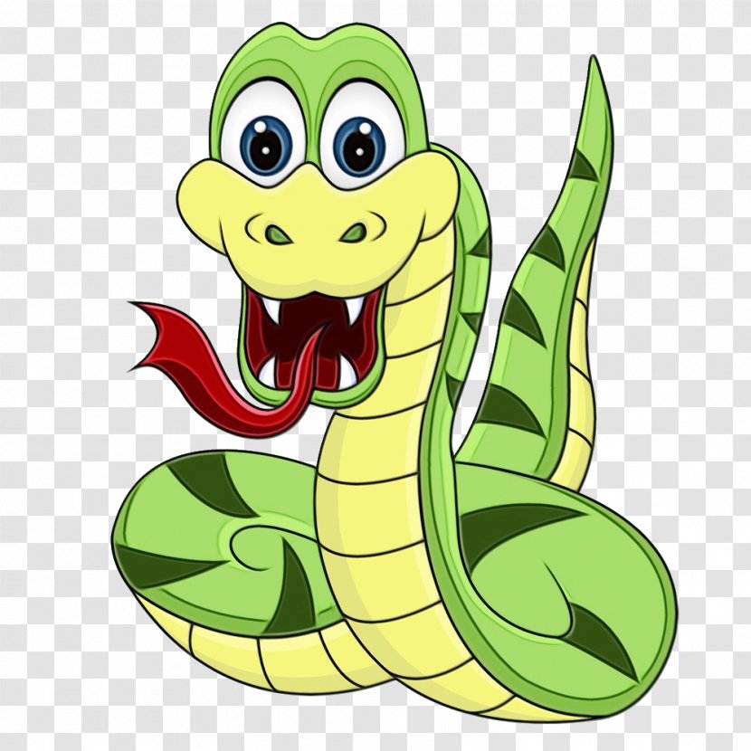 Snake Cartoon - Year - Scaled Reptile Transparent PNG