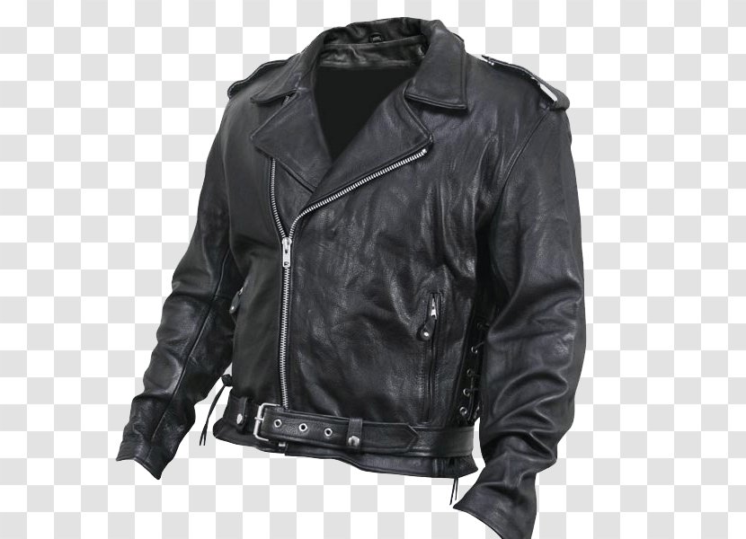 Leather Jacket Motorcycle Zipper Transparent PNG