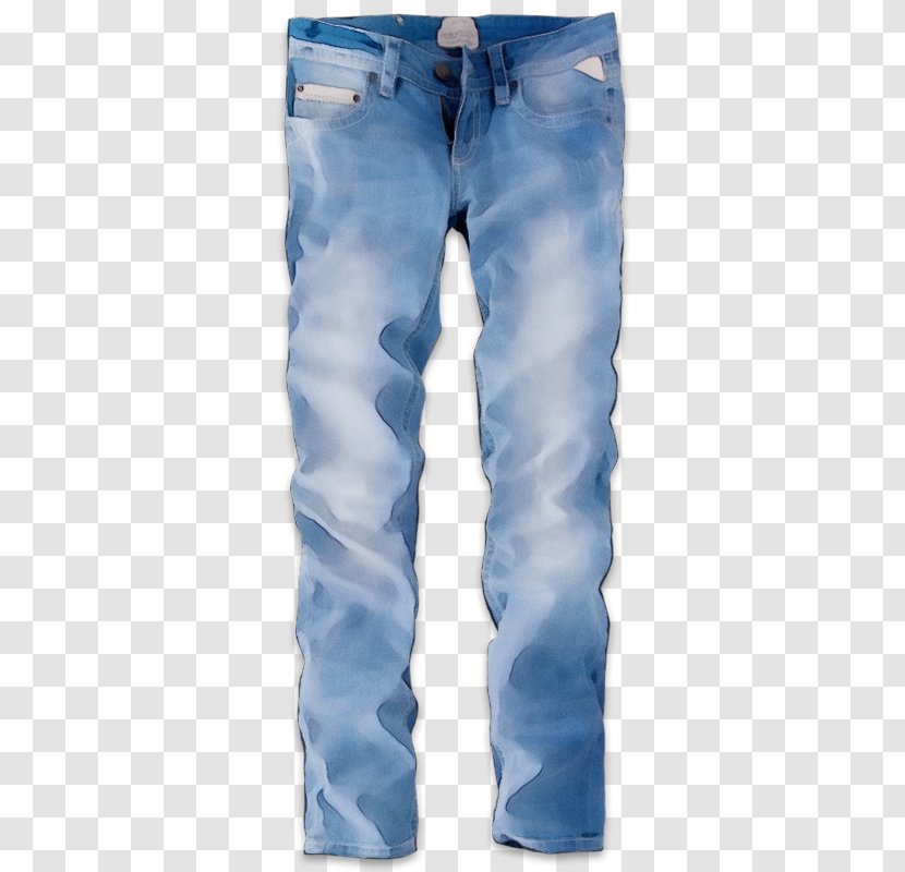 Denim Jeans Clothing Blue White - Textile Trousers Transparent PNG