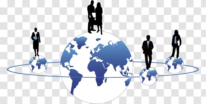 Old World Map Wall Decal - Business - Financial People Silhouettes Transparent PNG