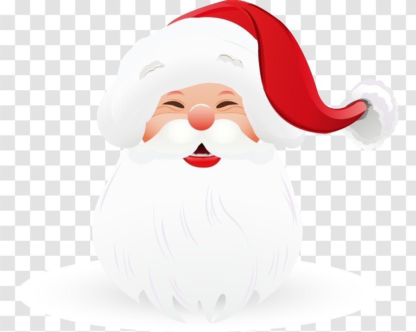 The Elf On Shelf Santa Claus Christmas - Ornament - Painted White Beard Avatar Transparent PNG