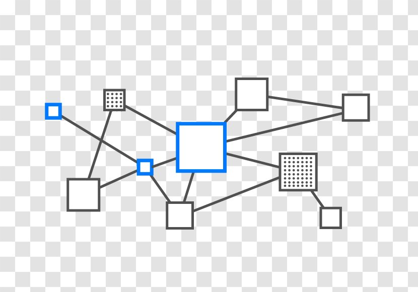 Drawing Computer Network Diagram Point - Material - Angle Transparent PNG